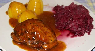 Deutsches Rezept - Ostfriesischer-Snirtjebraten