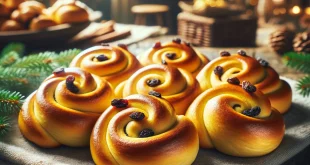 Backrezept - Schwedische Lussekatter