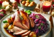 Rezept - glasierte Weihnachtsente