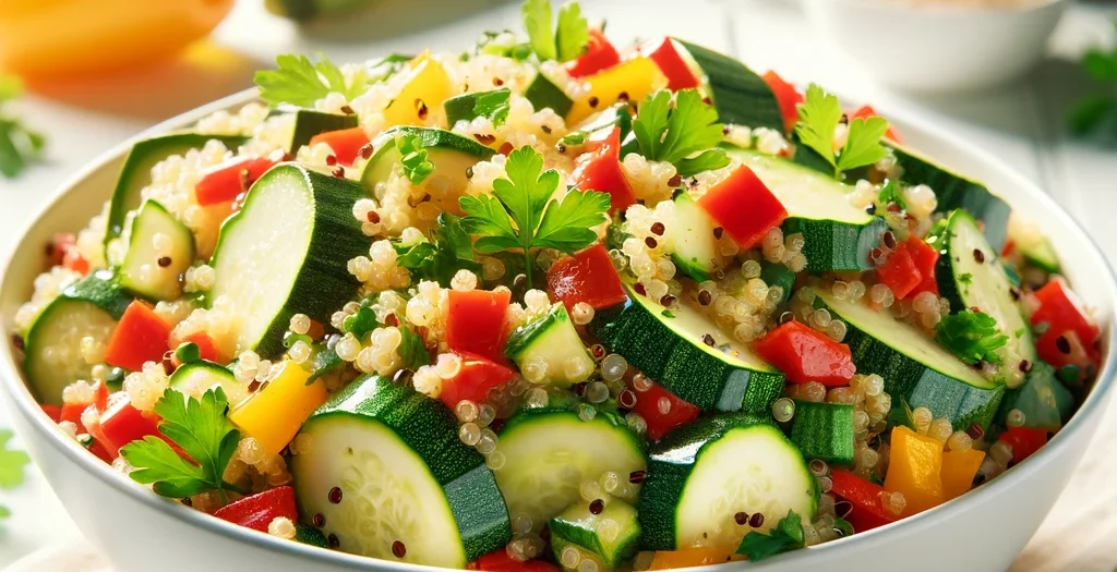 Histaminarmer Quinoa-Gemüse-Salat