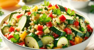 Histaminarmer Quinoa-Gemüse-Salat