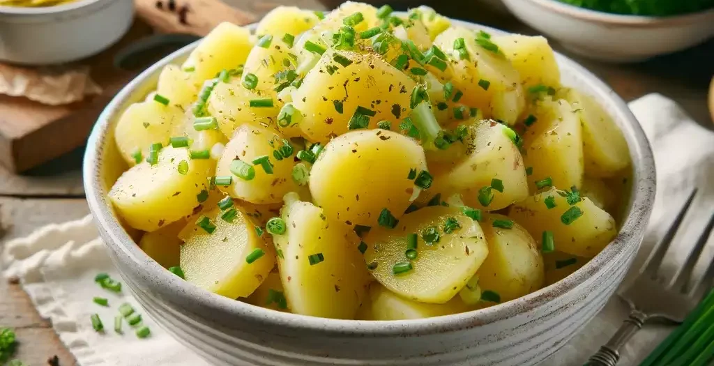 Laktosefreier deutscher Kartoffelsalat