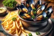 Moules-frites - belgisches Miesmuschelgericht