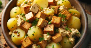 Vegan - Kartoffelsalat mit Räuchertofu