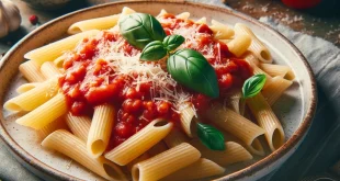 Pasta mit Tomatensauce - passierte Tomaten