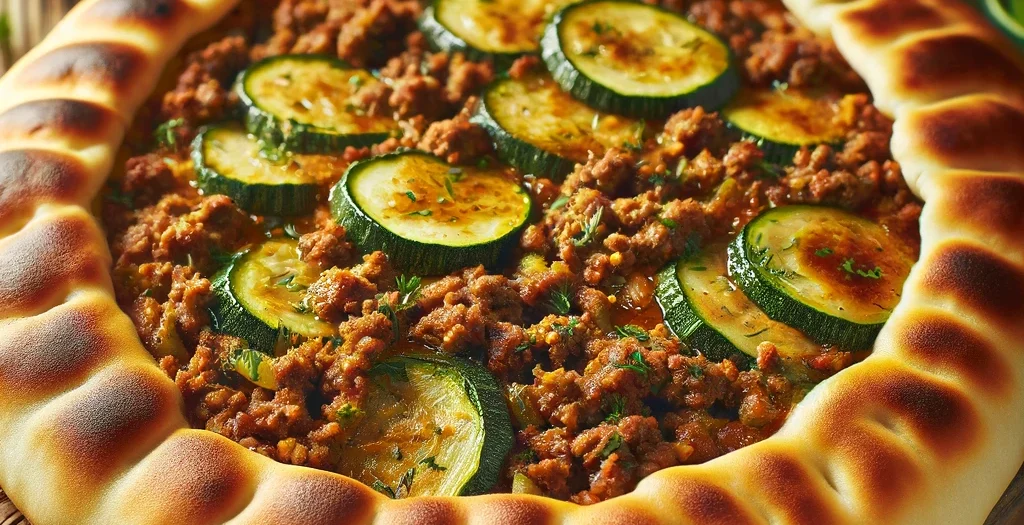 Zucchini-Hackfleisch-Pita im Yufkateig