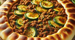 Zucchini-Hackfleisch-Pita im Yufkateig