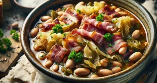 Kraut-Bohnen-Eintopf mit Speck