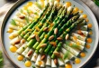 Spargel-Carpaccio mit Orangen-Vinaigrette