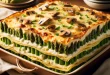 Spargel-Lasagne mit Pilzen