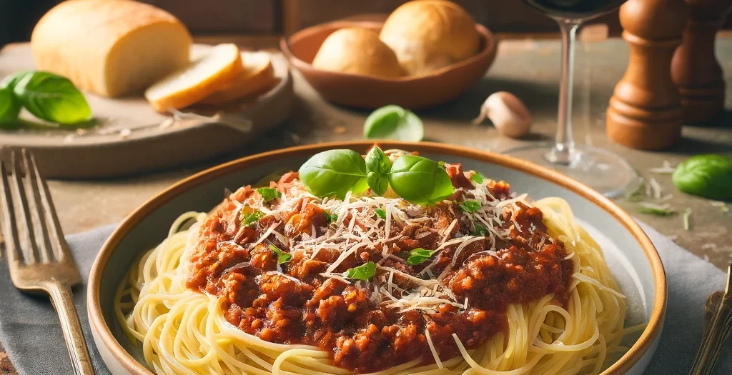 Authentische Spaghetti Bolognese