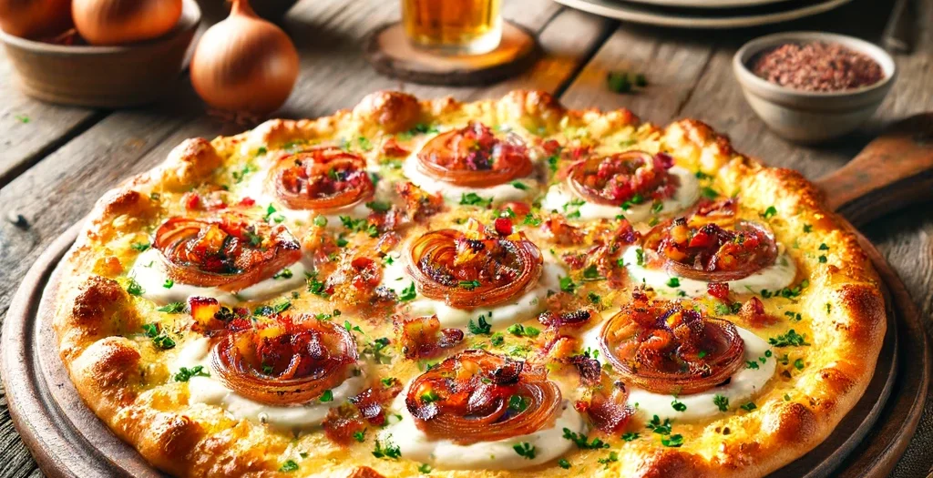 Elsässer Flammkuchen