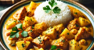 Hähnchencurry mit Ananas