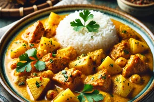 Hähnchencurry mit Ananas