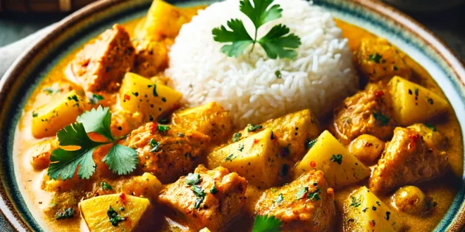 Hähnchencurry mit Ananas