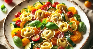 Vegetarische Tortellini-Pfanne