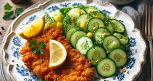 Wiener Schnitzel mit Gurkensalat