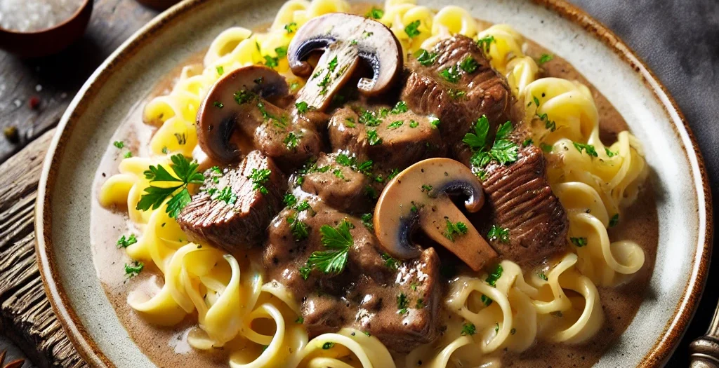 Boeuf Stroganoff