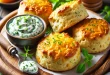 Cheddar-Scones mit Kräutercreme