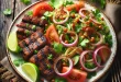 Nyama Choma mit Kachumbari-Salat