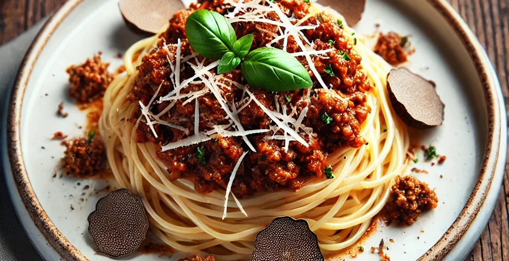 Spaghetti Bolognese mitTrüffel & Wildschwein