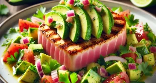 Thunfisch-Steak mit frischer Avocado-Salsa