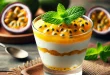 Zabaione mit frischer Passionsfrucht