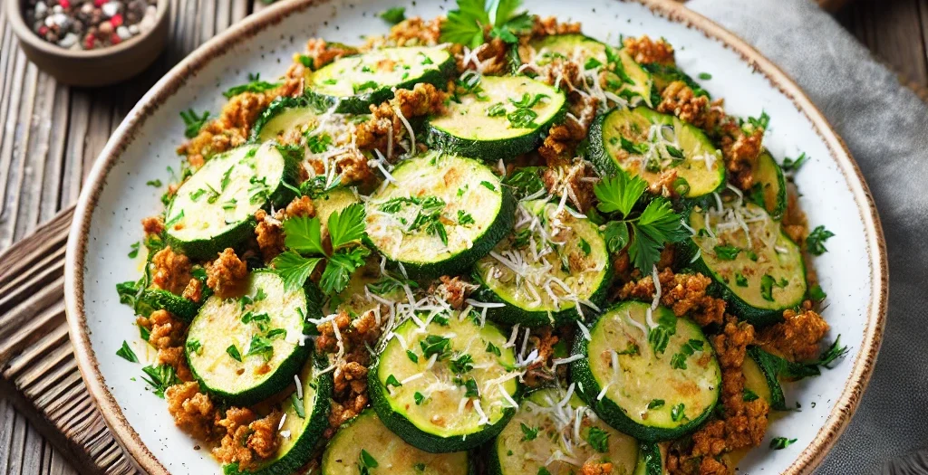 Zucchini-Hack-Pfanne