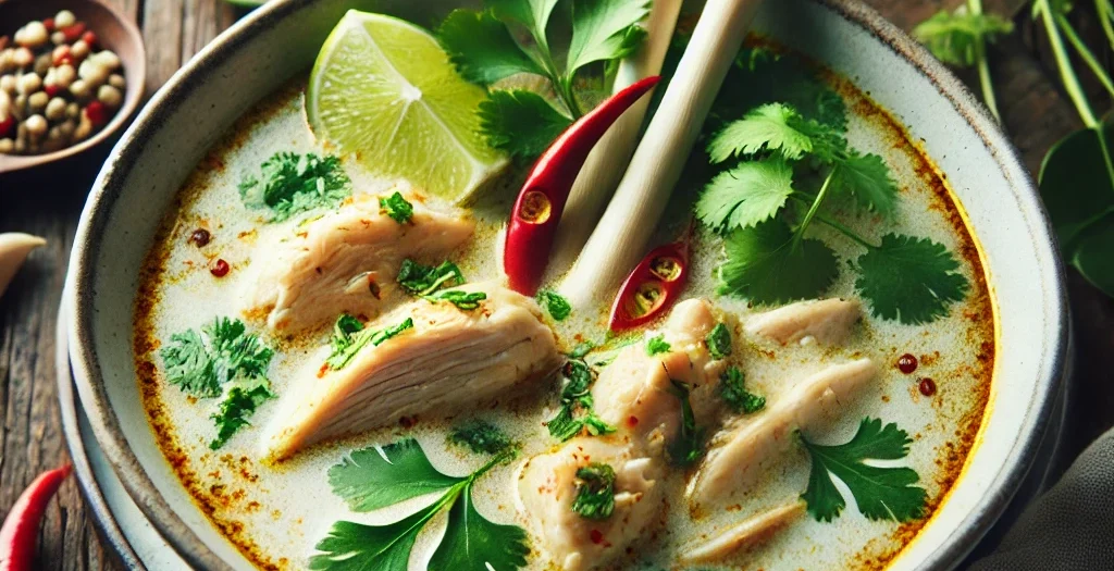 Hühnersuppe Tom Kha Gai