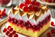 Johannisbeerkuchen mit Baiserhaube