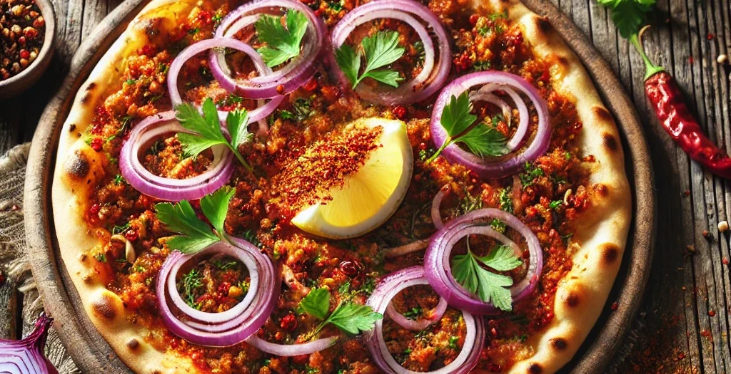 Lahmacun mit Pul Biber – scharf