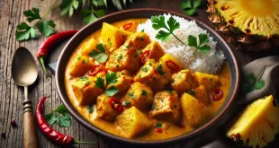 hühnchencurry mit ananas