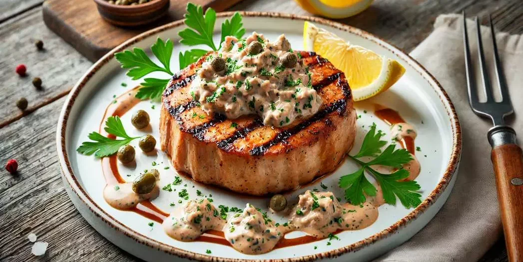 kalbskotelett tonnato vom grill