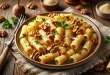 rigatoni mit nussbutter