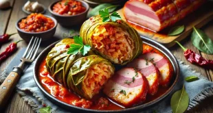 sarma sauerkrautwickel mit brettlspeck