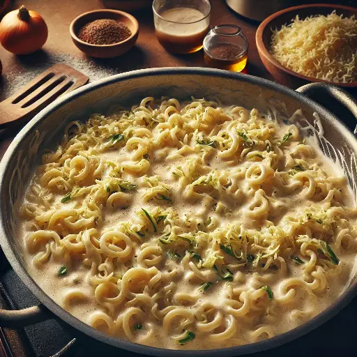 Spätzle mit Rahmwirsing kombinieren