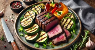 chateaubriand – argentinisches rinderfilet mit gegrilltem gemüse