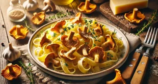 gebratene pfifferlinge und tagliatelle 1