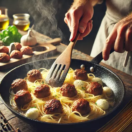 Hackbällchen anbraten